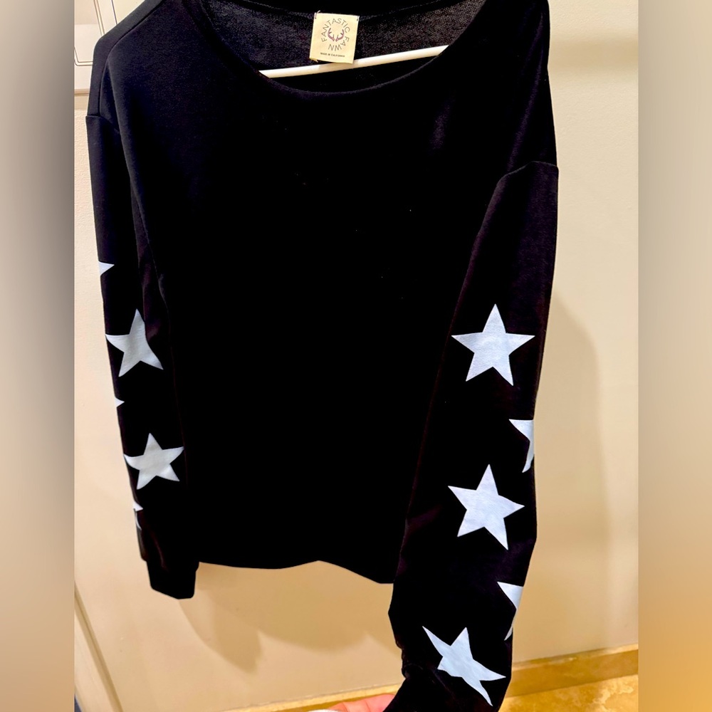 Vici Matching Sweatshirt and Sweats with Stars